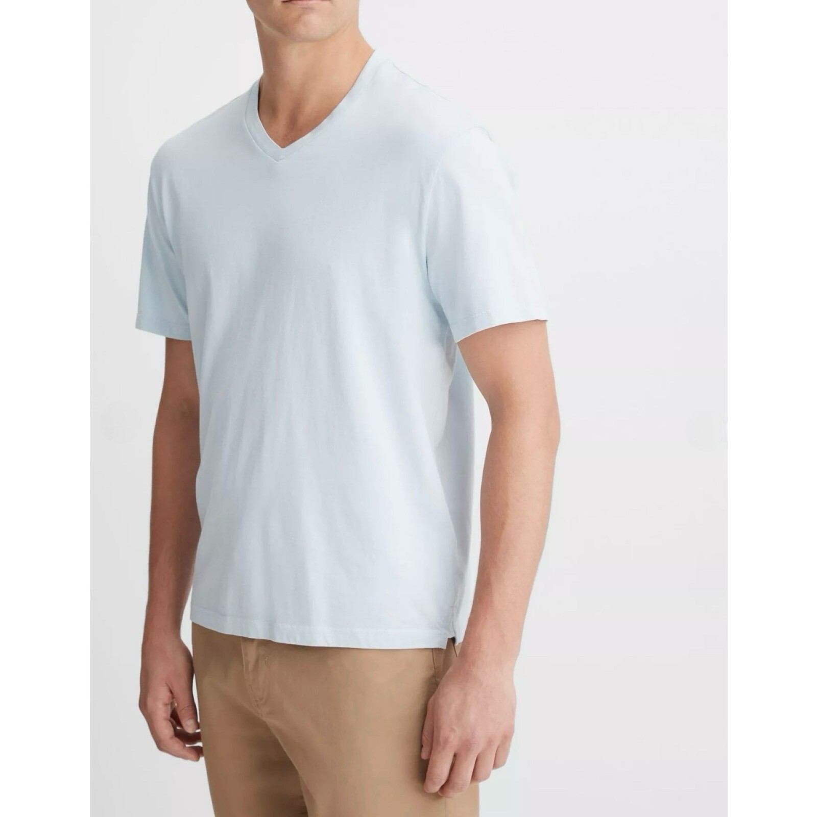 VINCE Men's Garment Dye V-Neck Short Sleeve Tee Retail: $65 (NWT) gallery