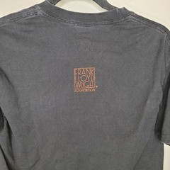 Frank Lloyd Wright Hanes Organic Commandment Shirt Mens Medium Black Graphic Tee