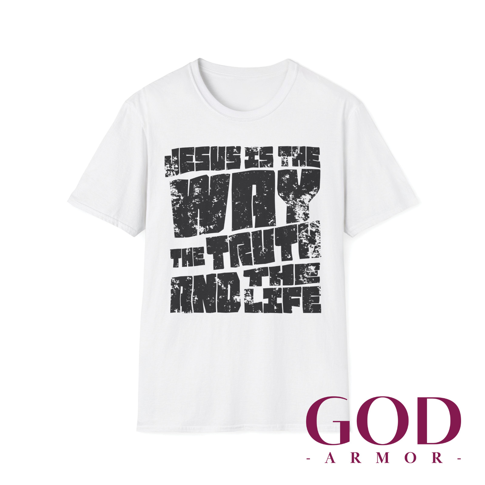 Jesus The Way OD Unisex T Shirt Christian Religious Bible Faith Christ Gift Tee gallery