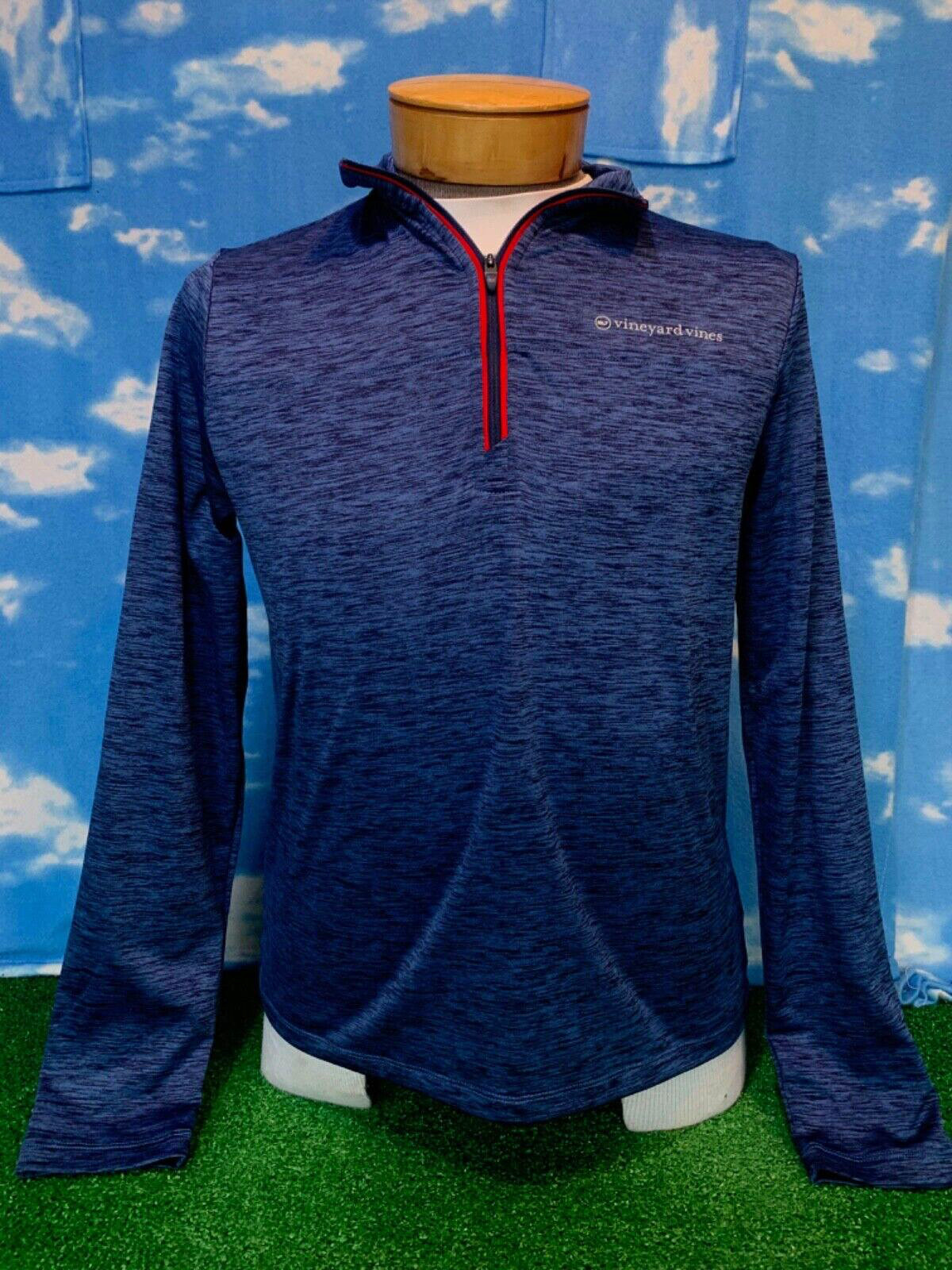 Vineyard Vines pullover jacket XL 18 Youth Blue the shep shirt 1/4 Zip C39