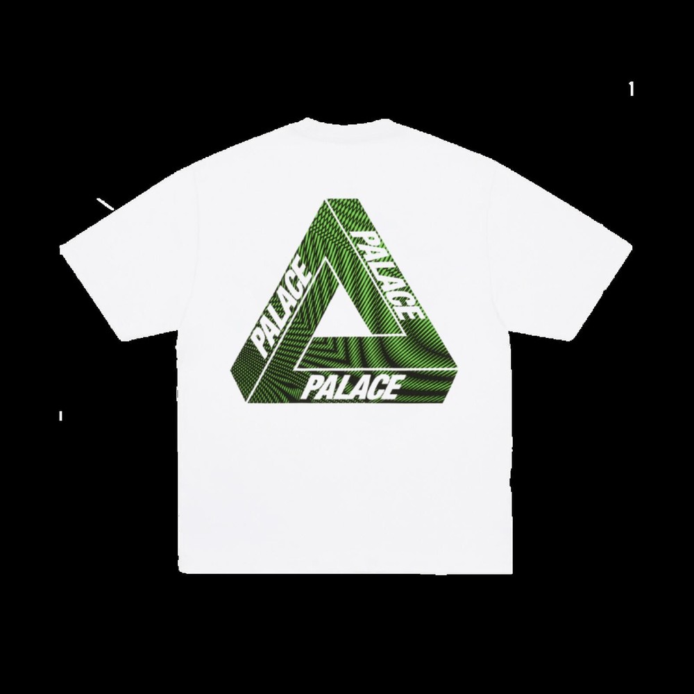 Palace Tri-Vex Tee White/Green • Medium