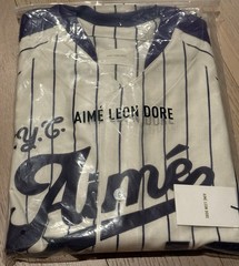 ALD Aime Leon Dore Baseball Jersey Coconut Milk Large