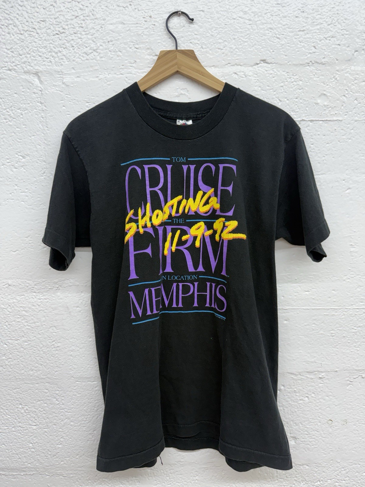 Rare Vintage Tom Cruise Shooting The Firm Movie Promo 1992 Men’s M T-Shirt gallery