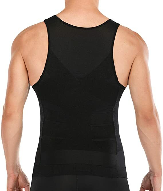 Men Slim Shirt Body Slimming Vest Tummy Shaper Belly Girdle Underwear Shapewear gallery
