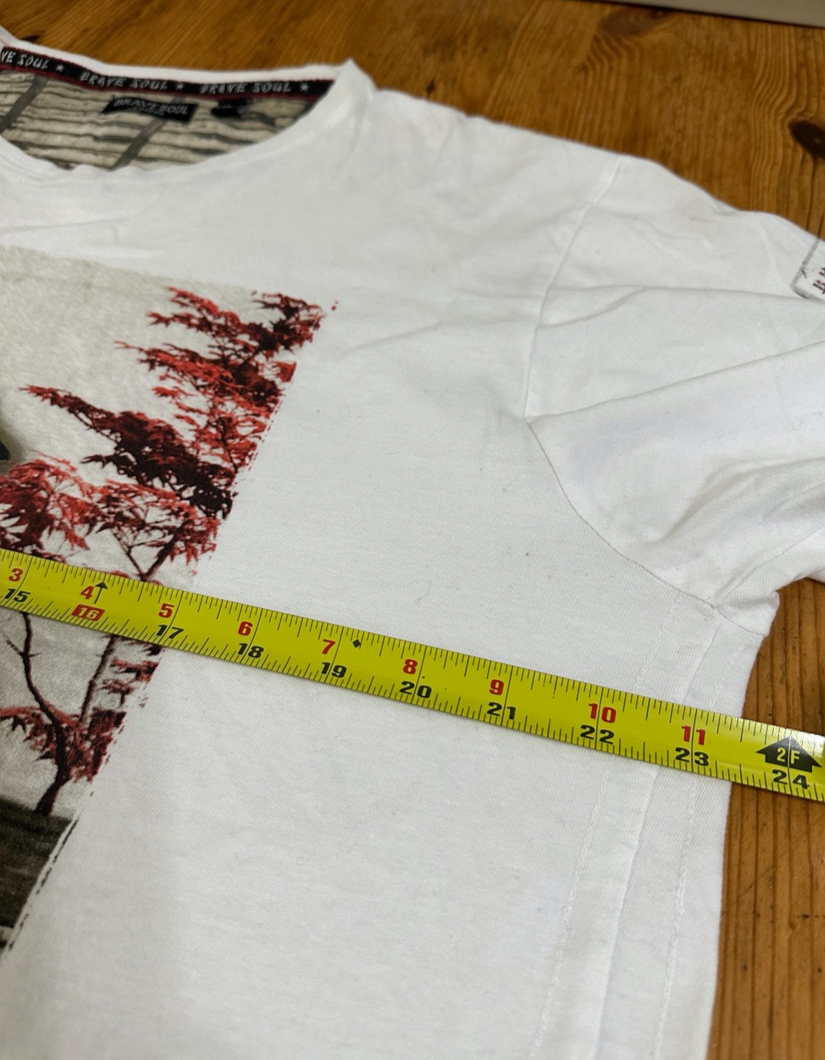 Brave Soul London Men Japanese Skull Dragon Tattoo T-shirt White size XL gallery