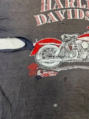 Vintage Harley Davidson Biker Distressed Tee USA XL