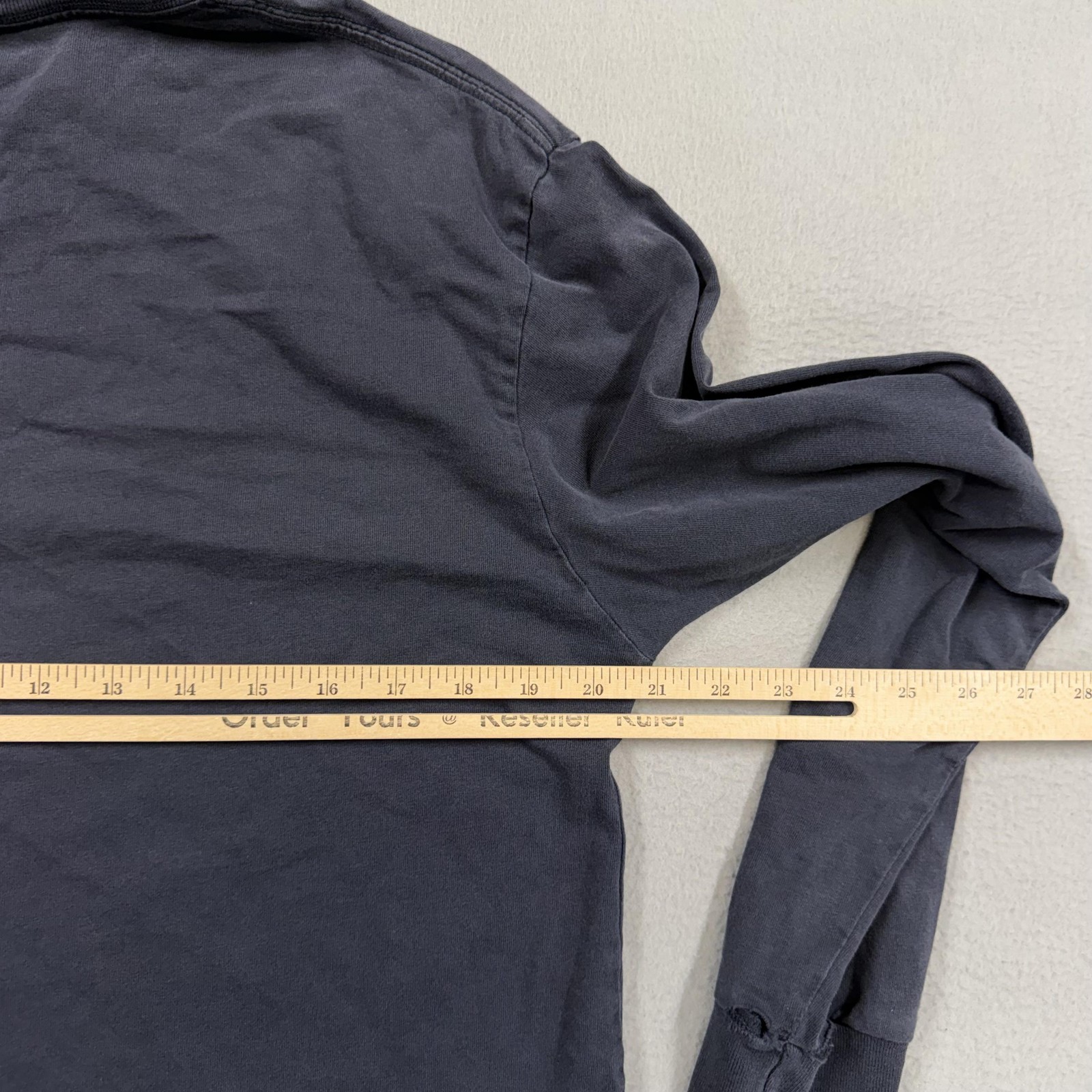 Gap Shirt Mens Small Blue Long Sleeve Athletic Dept Logo Graphic Tee Crewneck gallery
