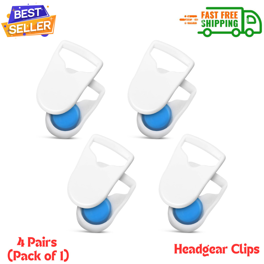 4 Magnetic Headgear Clips Compatible with Resmed AirFit AirTouch N20 F20 F30 F3.