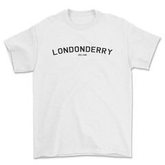 Londonderry T-shirt, District 1 style, Regional City Ireland tshirt.