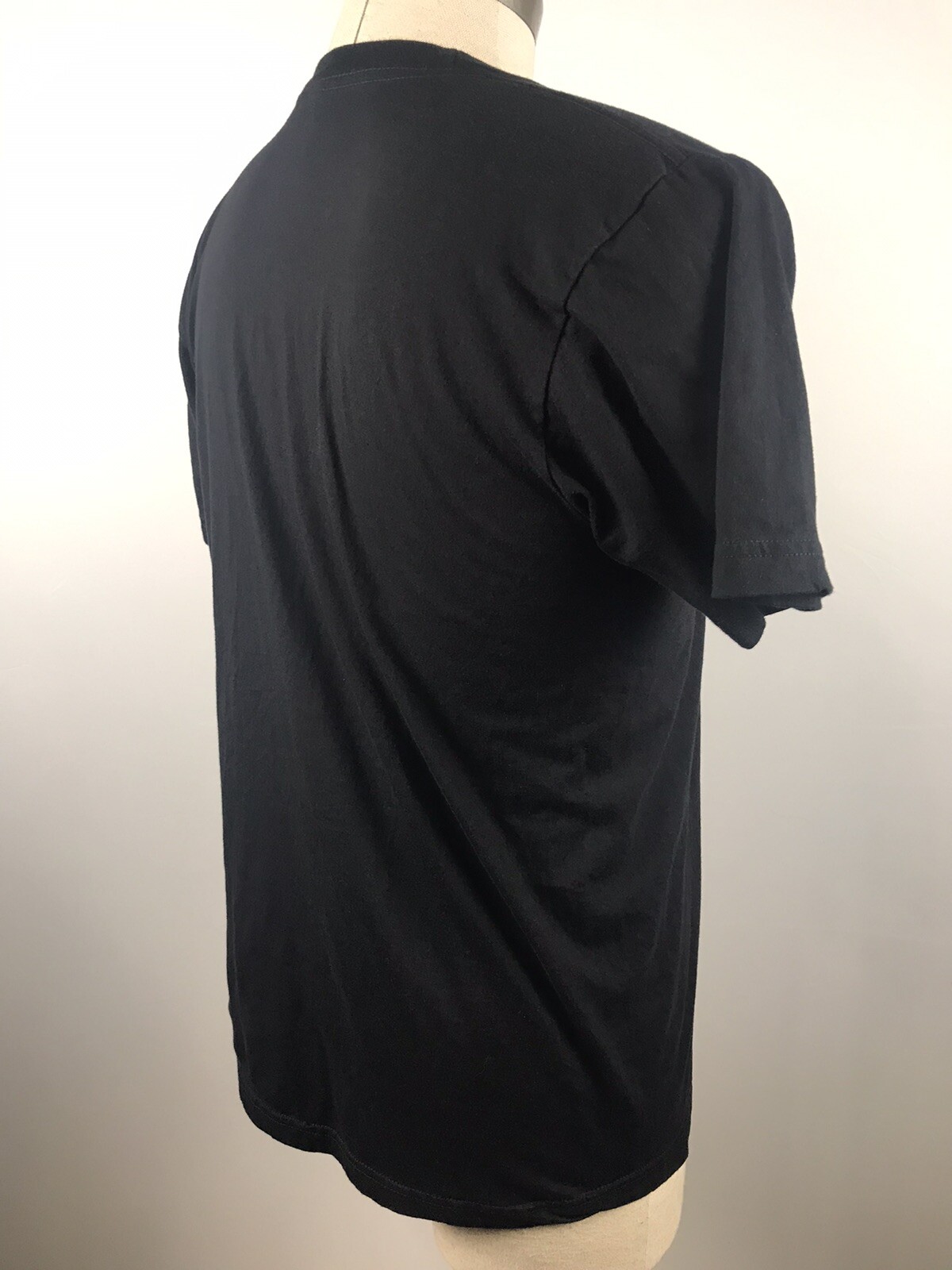 American Apparel T-Shirt Mens Large Crew Neck Tee Ghostbusters Play Pac-Man gallery