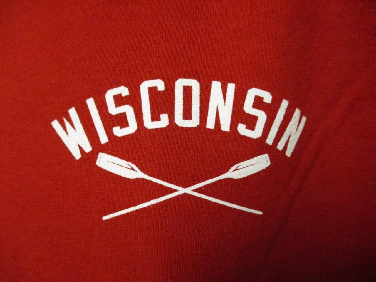 NEW Wisconsin Adult Mens Sizes XS-S-M-L-XL Graphic Boat Long Sleeve Shirt gallery
