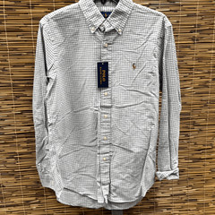 Polo Ralph Lauren Mens Logo Button Collar Button-Down Shirt Size S