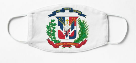 DOMINICAN REPUBLIC COAT OF ARMS FLAG MEN T-SHIRTS & FREE MASK CP BRAND gallery