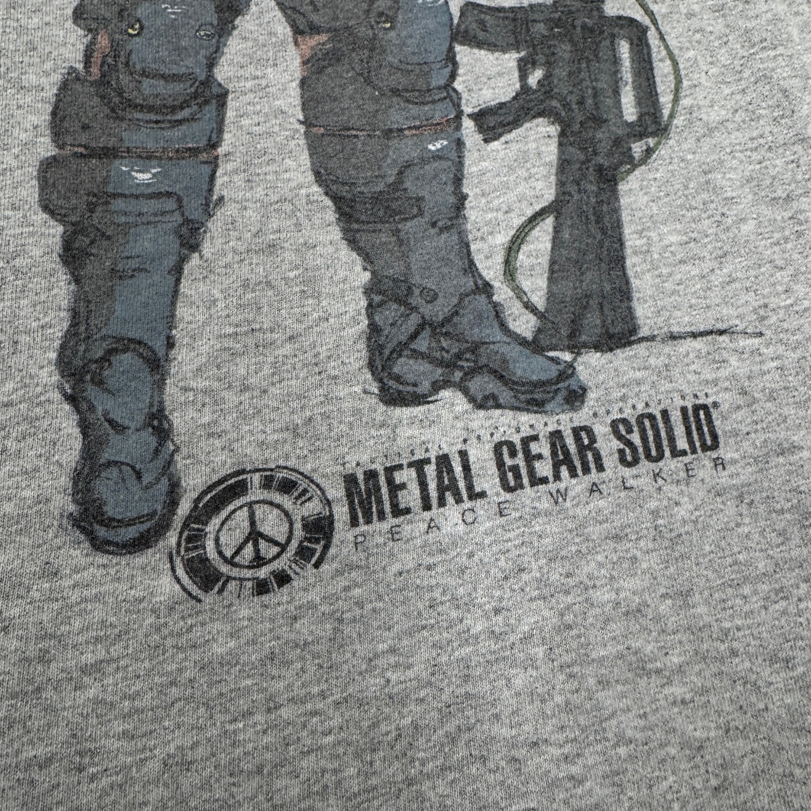 Metal Gear Solid Vintage Shirt Medium Peacewalker Promo Y2K Konami Video Game gallery