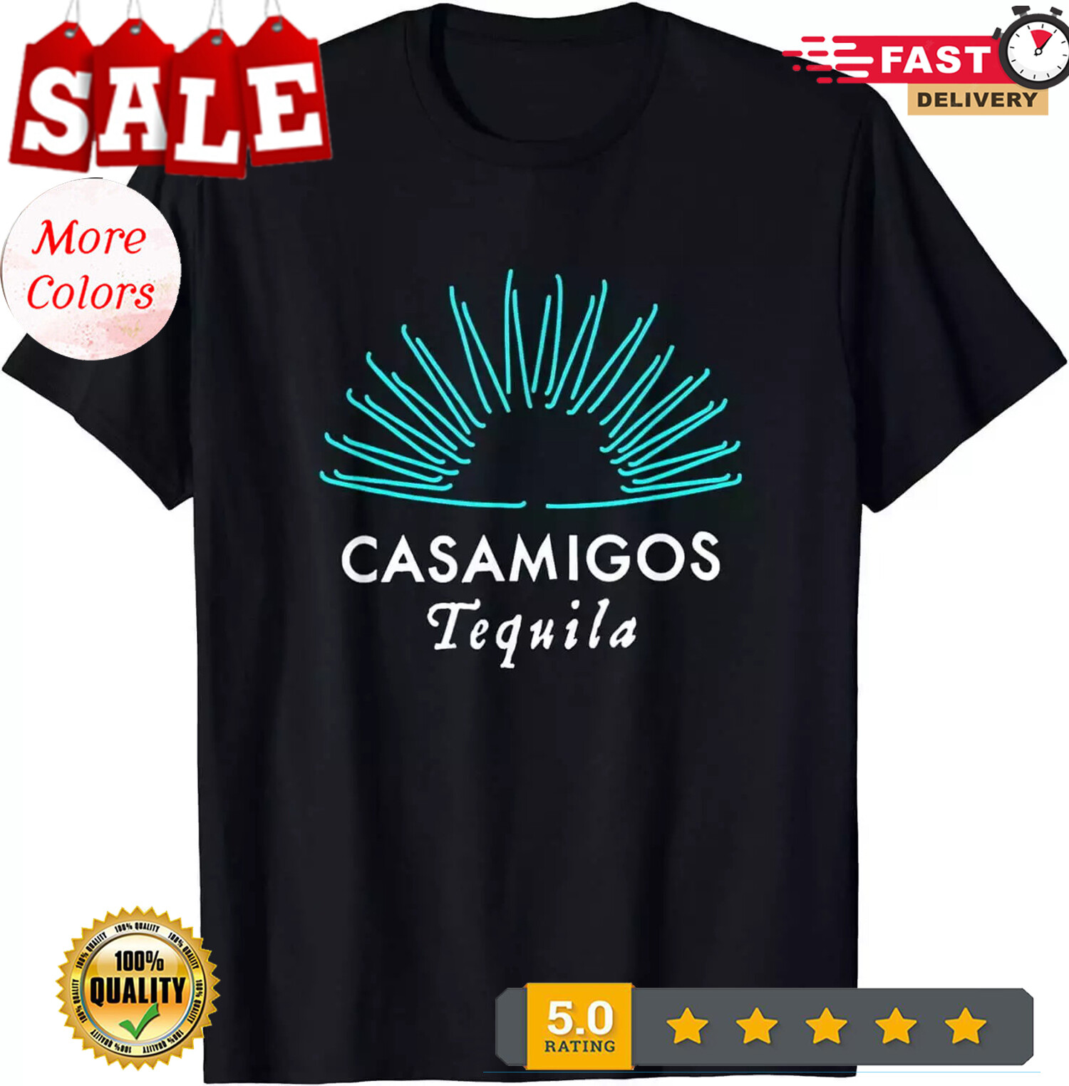 2025/Vintage Casamigos Tequila Love Funny Tshirt for Men Women Unisex T-Shirt gallery