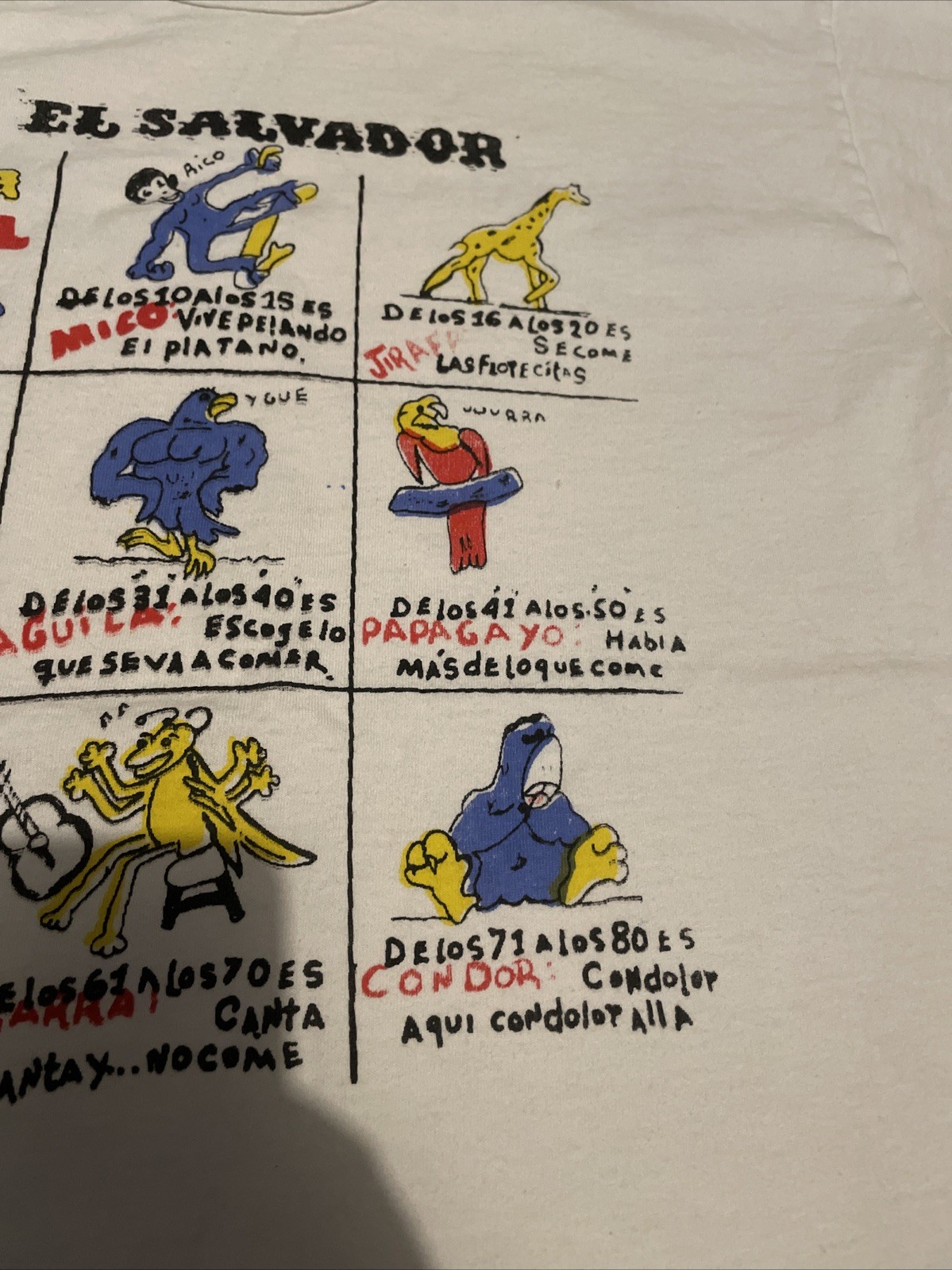 Vtg 80s 90s El Salvador Funny Parody T-Shirt Joke Grunge Single Stitch SZ Large gallery