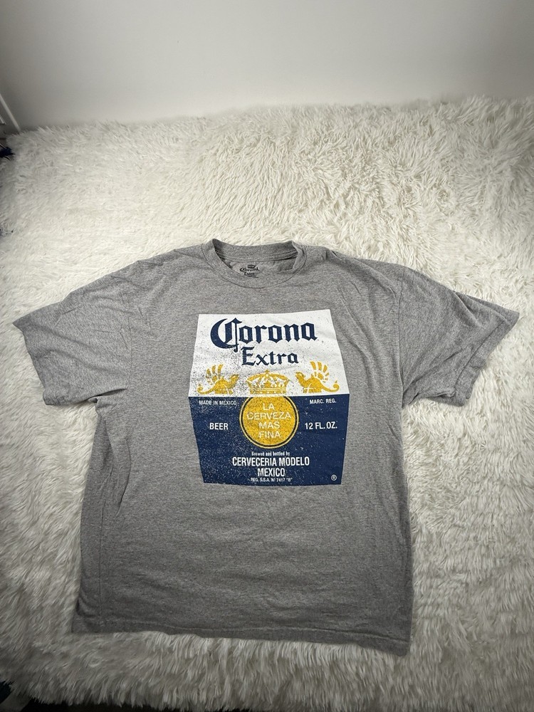 Corona Extra Beer Label Men’s 2XL Vintage T-Shirt