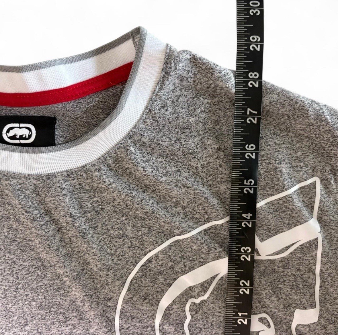 ECKO UNLTD MENS SIZE LARGE GRAY SHORT SLEEVE SHIRT WITH CUFFS gallery