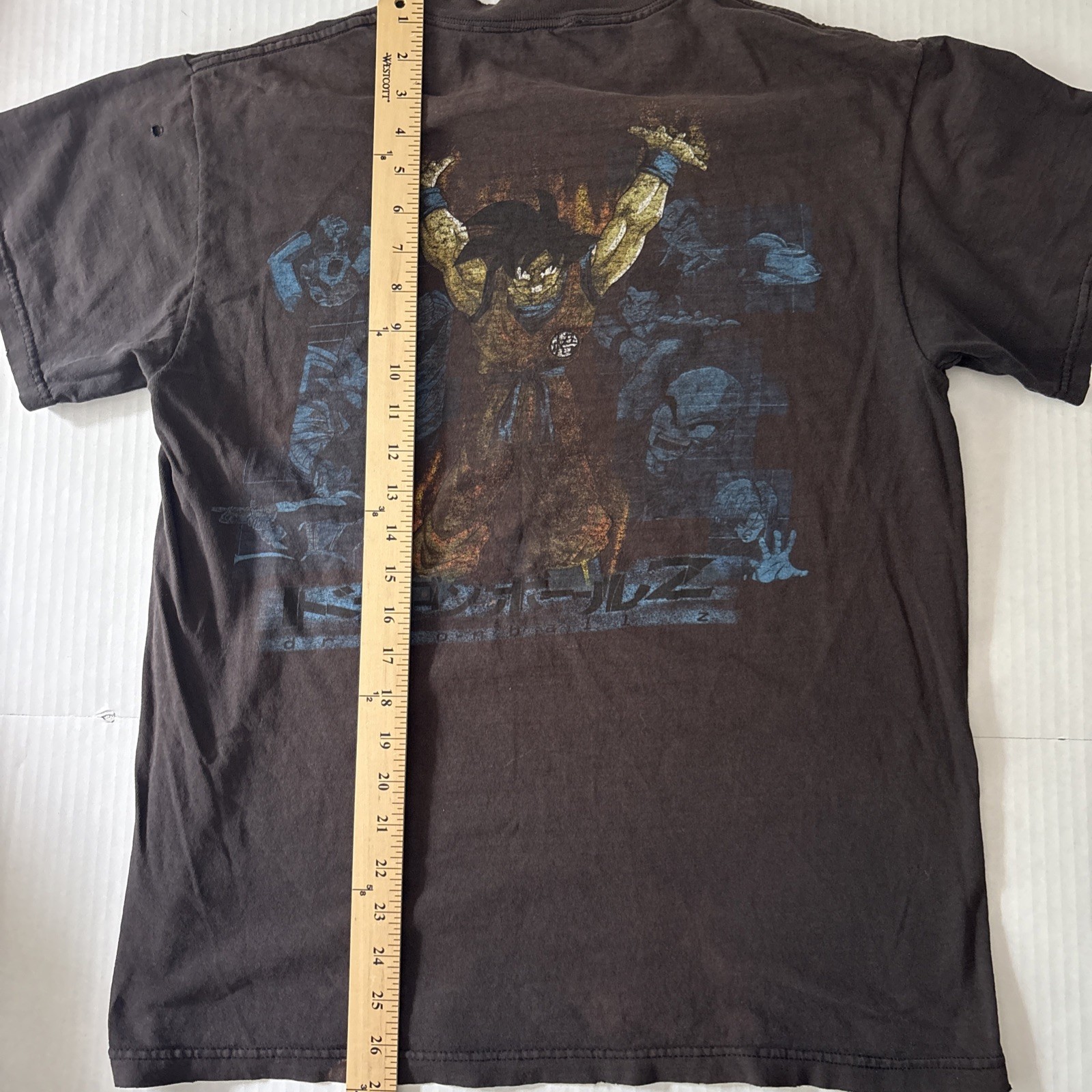 Vintage 1998 Dragon ball Z Promo GOKU Distressed Faded Rare Cool Read See Pics gallery