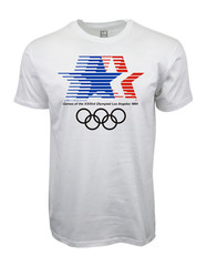 1984 Los Angeles Vintage Inspired Summer Games Graphic T shirt