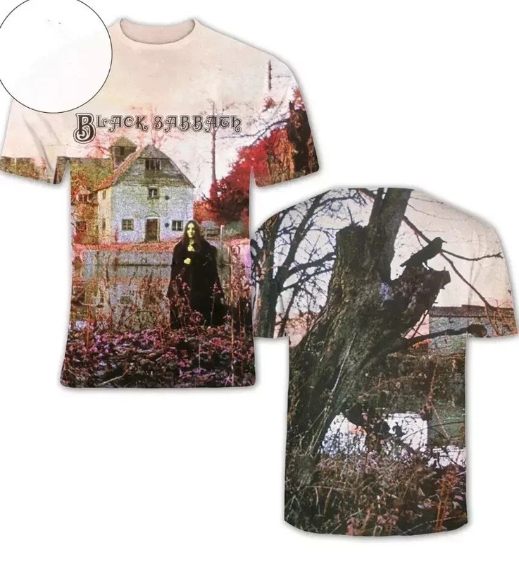 Black Sabbath Album Cover AOP 3d T Shirt Full Size S-5XL AC3100
