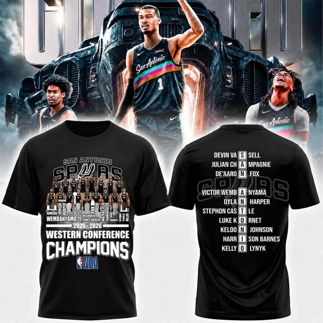❤️‍🔥FASTSHIP! San Antonio Spur1 2026 Western Conference Champions Gift For Fans gallery