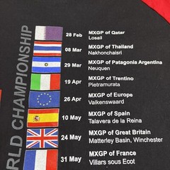 MXGP Motocross Large Shirt Masterley Basin 2015 FIM World Championship NWOT HTF