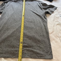 Superdry Men’s Acid Graphic Mid Weight T-Shirt Short Sleeve Gray Neon Crew M