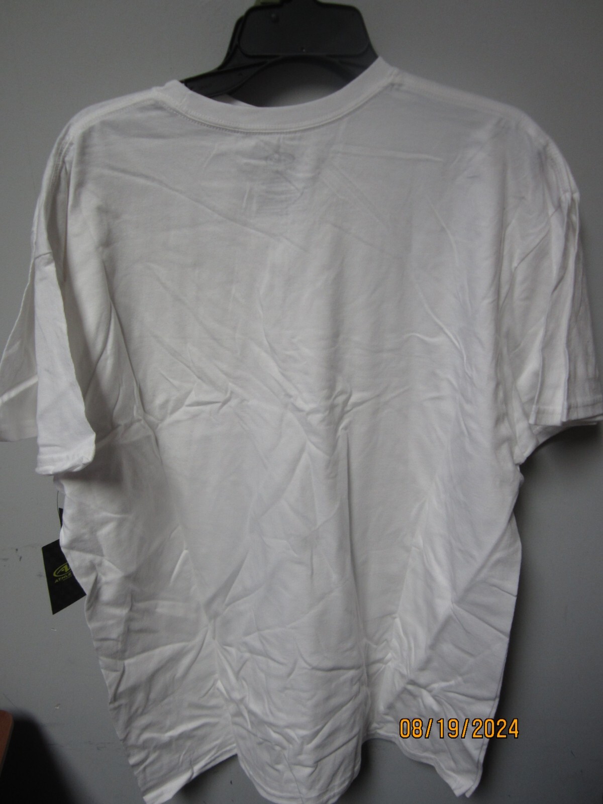 Athletic Works Men's White Cotton T-Shirt Size XL (46-48) LOT OF 2! gallery