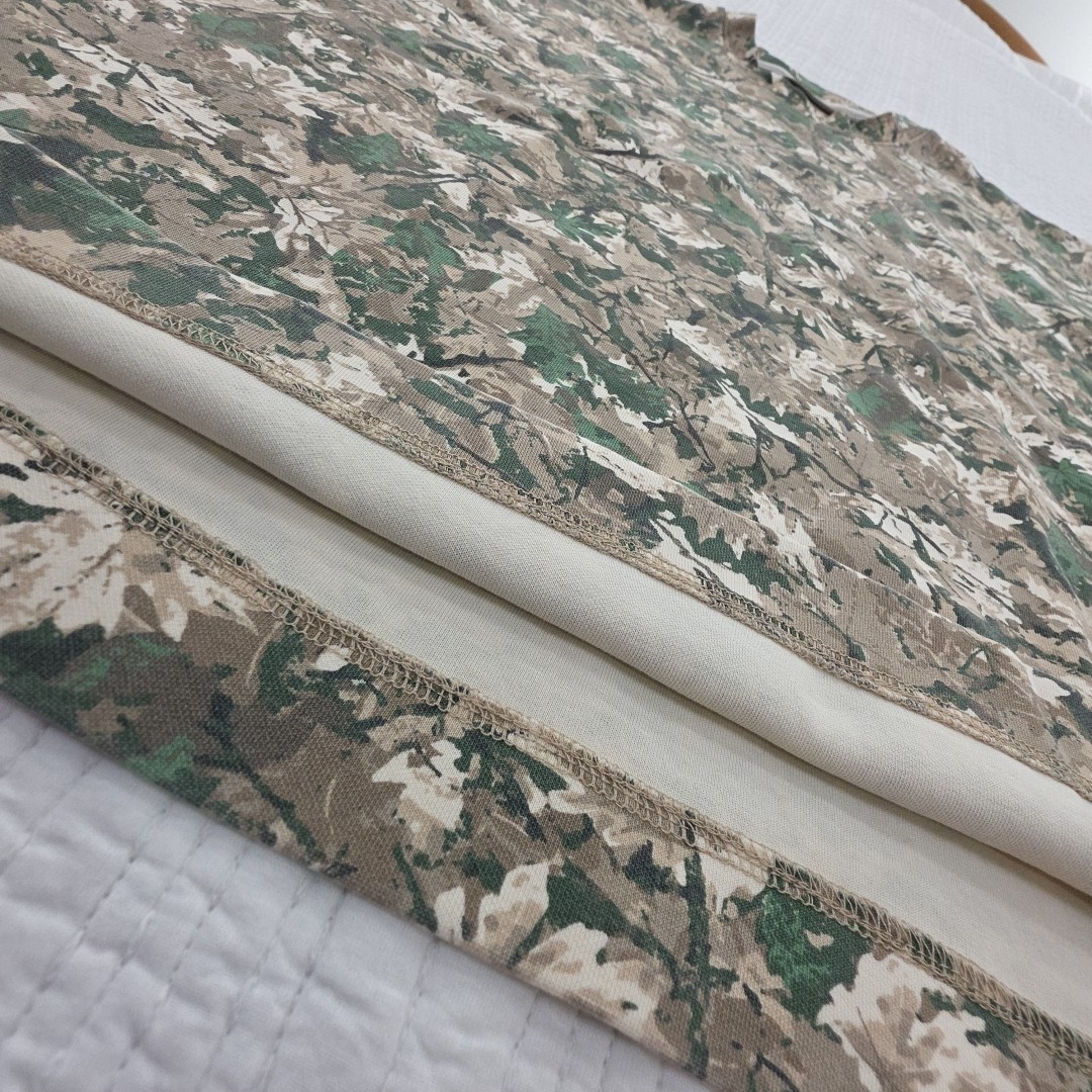 Amongst Others Camo Shirt Mens L Large Green Boxy Drop Shoulder Oversized gallery