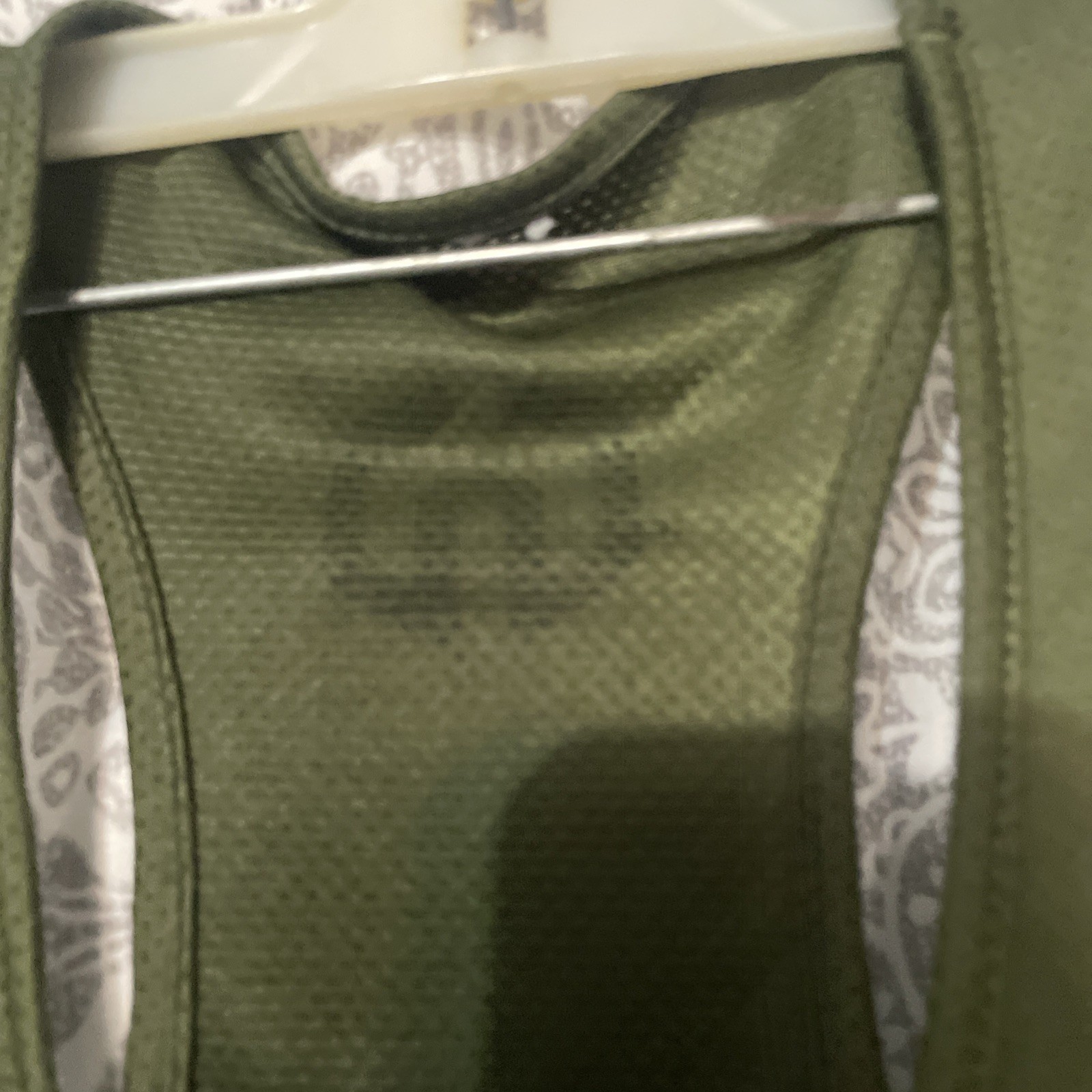 NELEUS 'Dry Fit Logo Muscle' Mesh Tank Top Mens Sz Small Gym Workout Olive A66 gallery