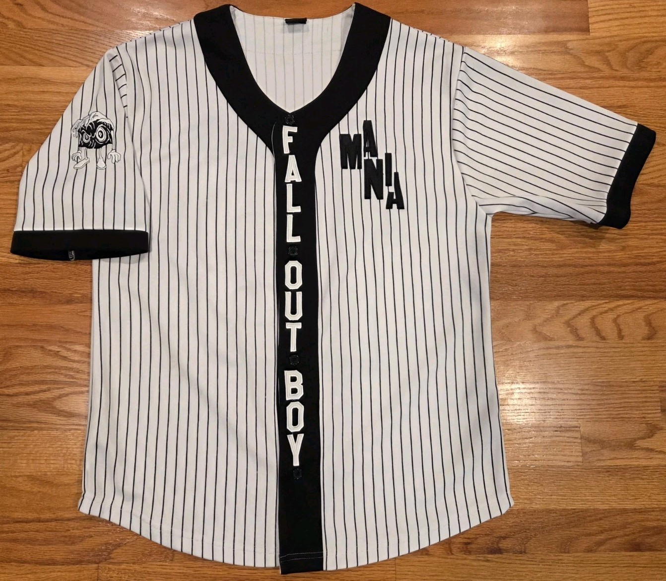Fall Out Boy Mania Jersey XL 2018 Double Sided Pete Wentz Patrick Stump Chicago