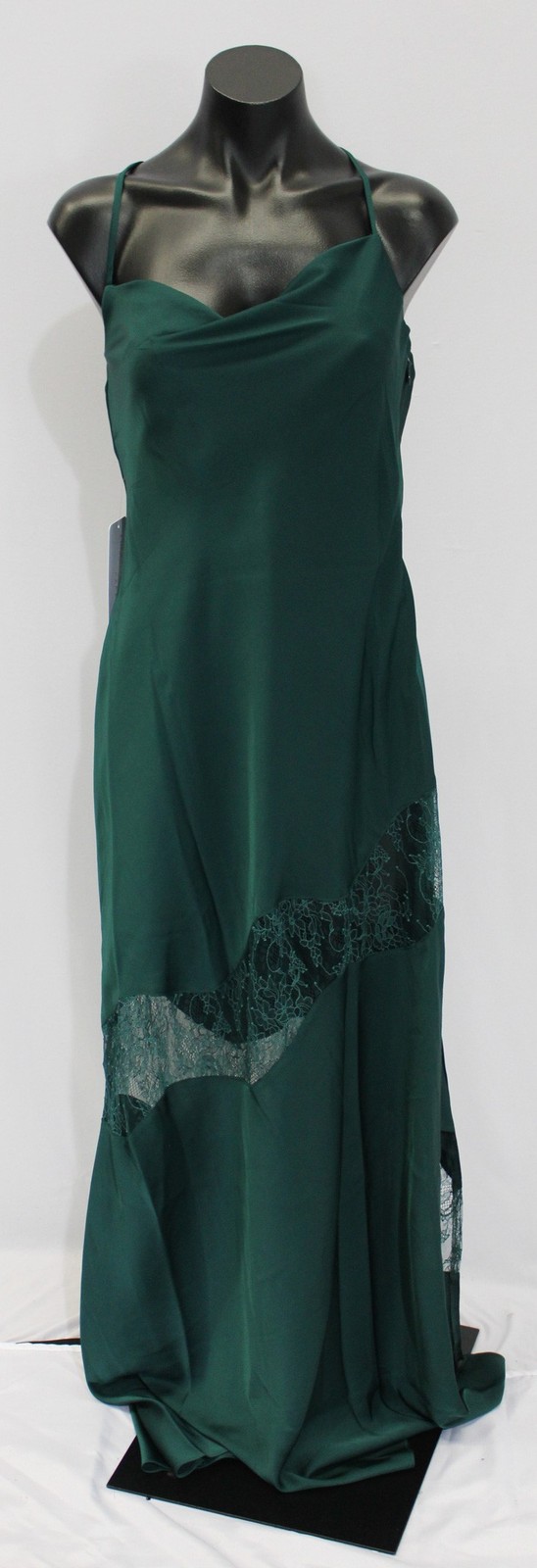 Christian Siriano Bridal Azazie Women’s Lace Satin Dress EJ3 Pine Size A6 NWT