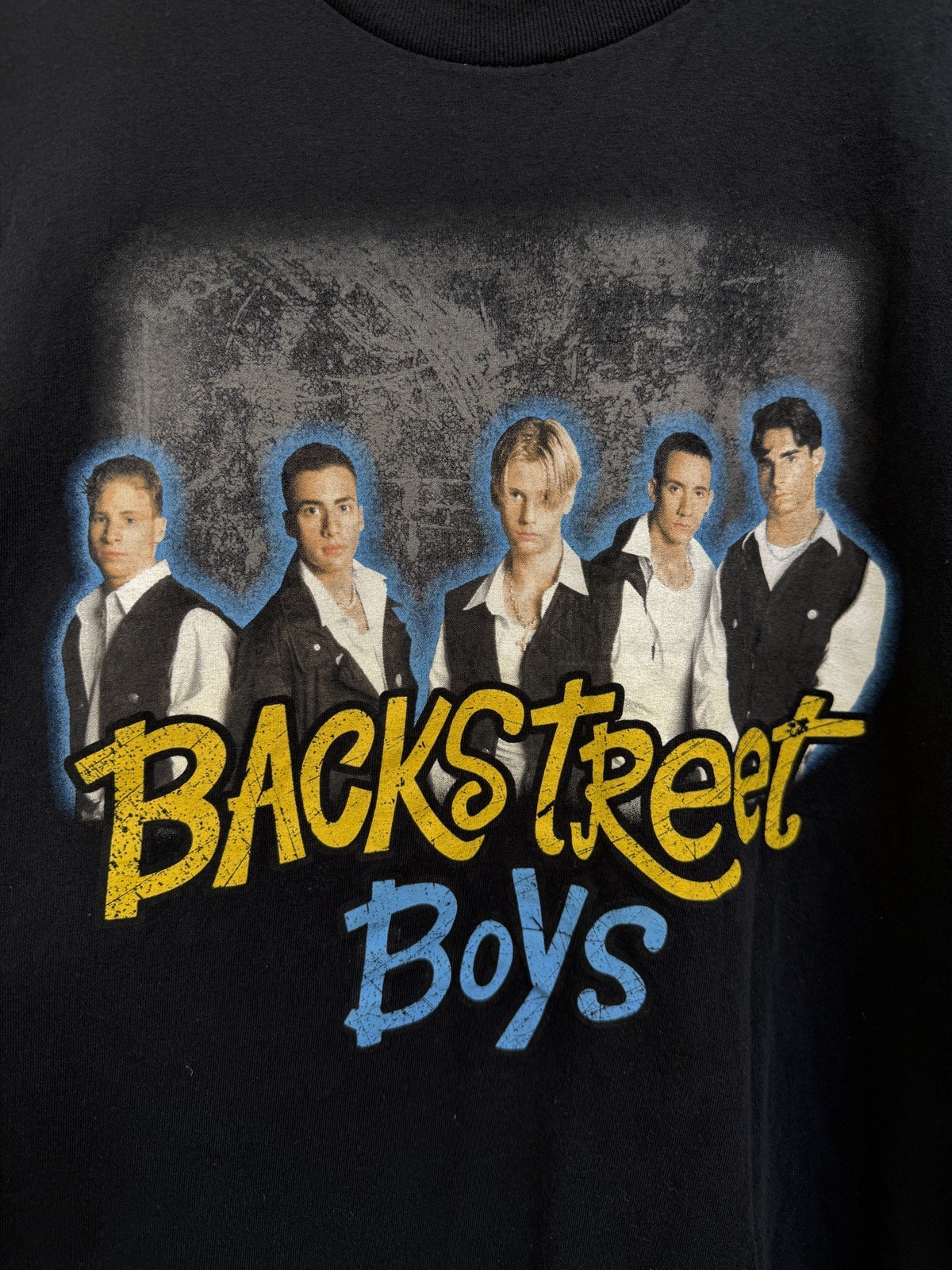 BSB Backstreet Boys T-Shirt Y2K Graphic Print Band Tee Black 2XL Unisex gallery