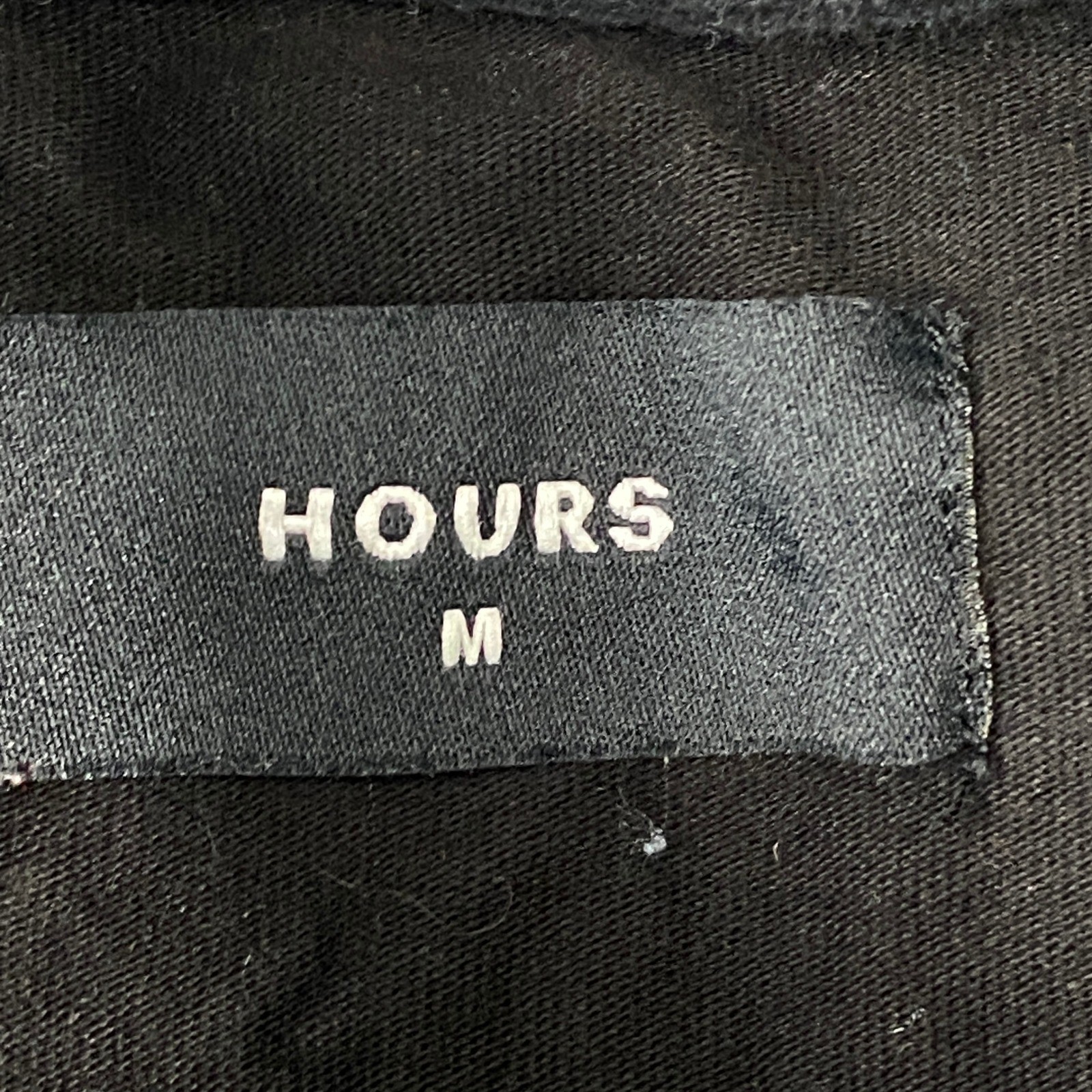 Hours Collection T-Shirt Unisex M Black Graphic Boxy Heavyweight Streetwear Tee gallery