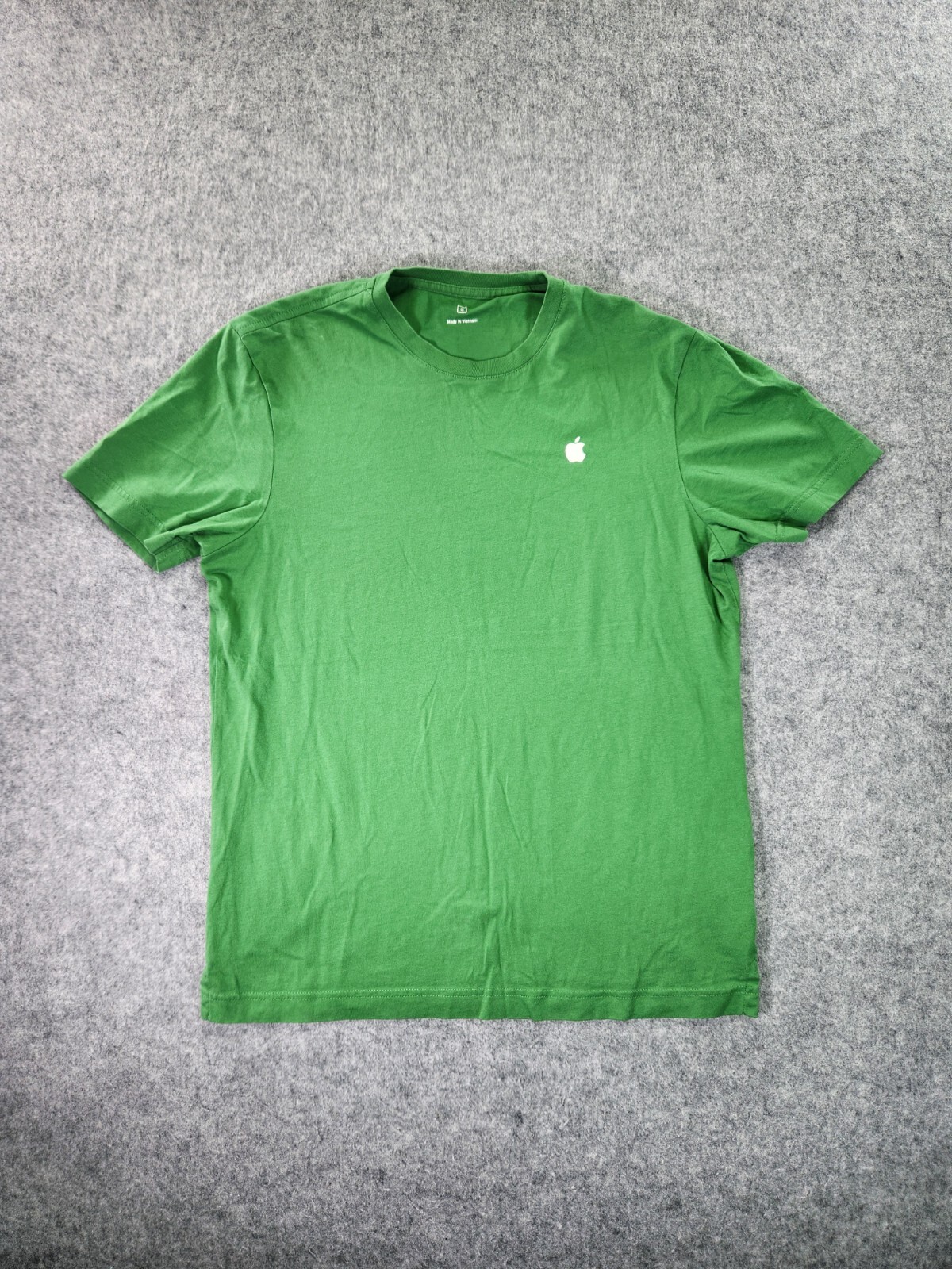 Apple Store Employee T-Shirt Short Sleeve Size Small Green Cotton Crew Neck gallery