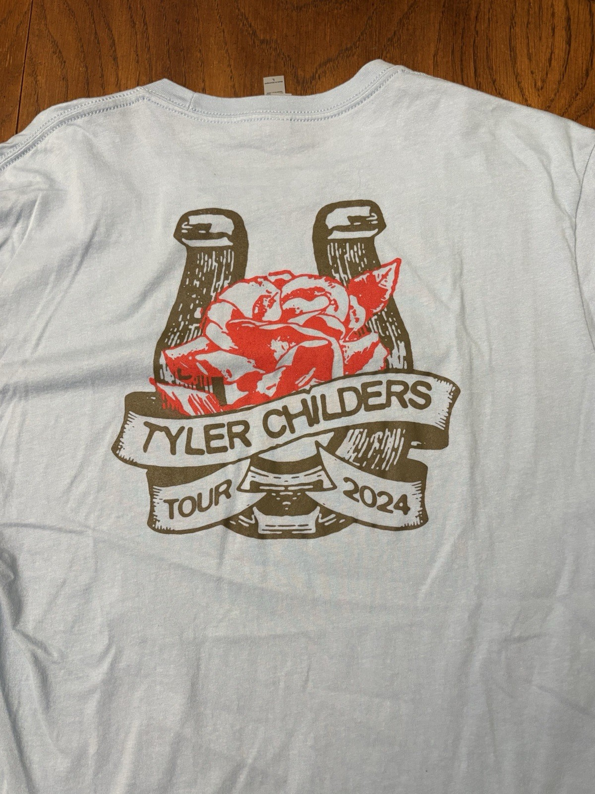 TYLER CHILDERS Mule Pull 2024 Tour Logo Authentic Official T-Shirt Large gallery