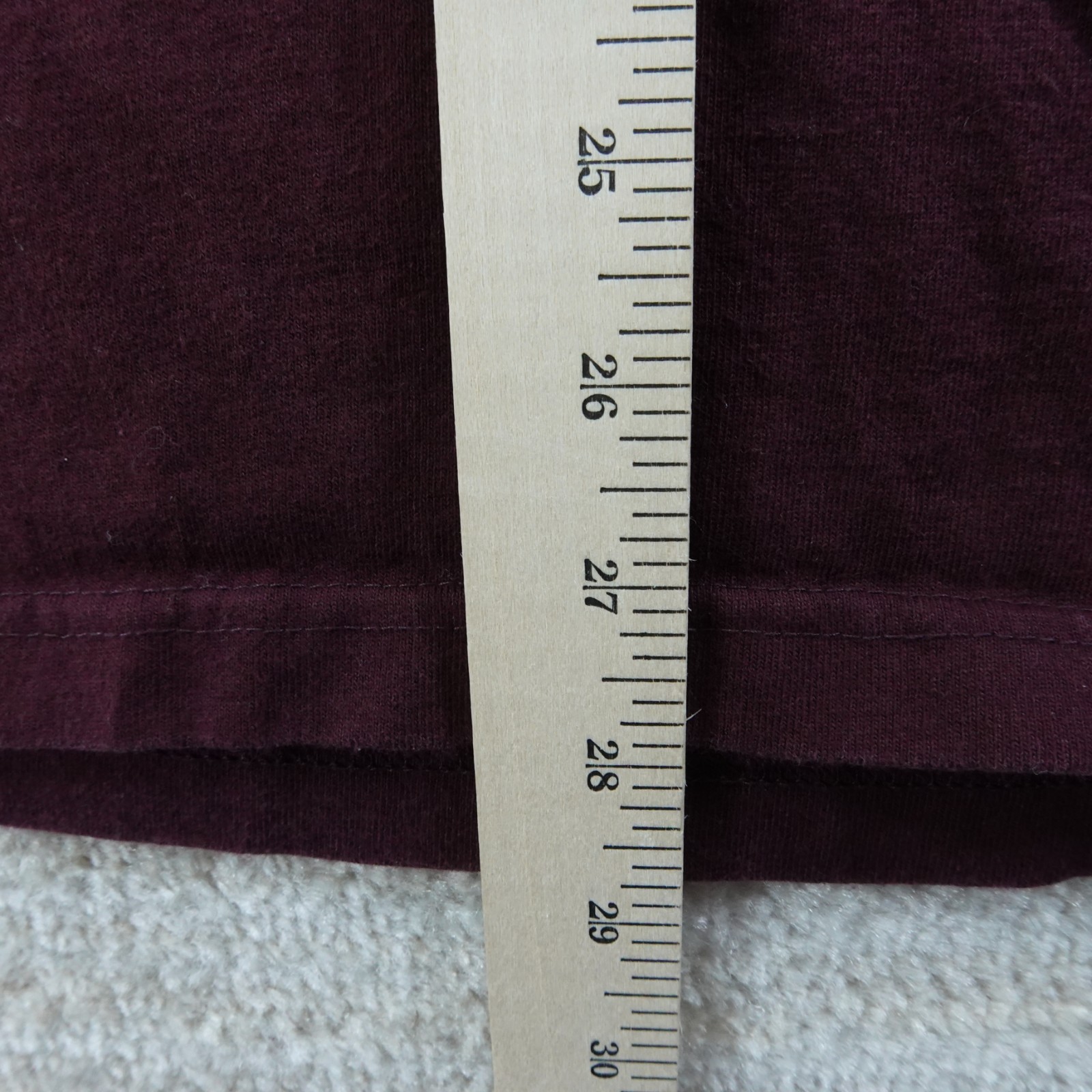 Carhartt Shirt Mens Small Burgundy Loose Fit Pocket Cotton T-Shirt K87 gallery