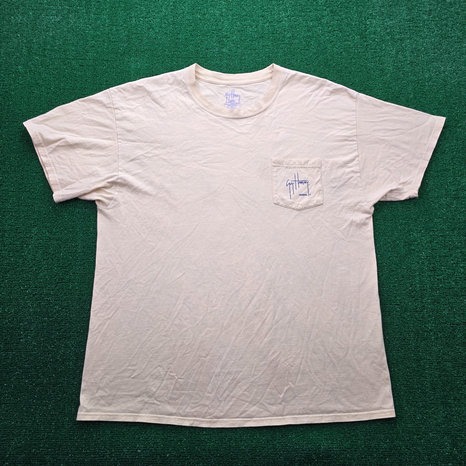 Guy Harvey Tshirt Mens XL Yellow Short Sleeve Coastal Conservation Association gallery