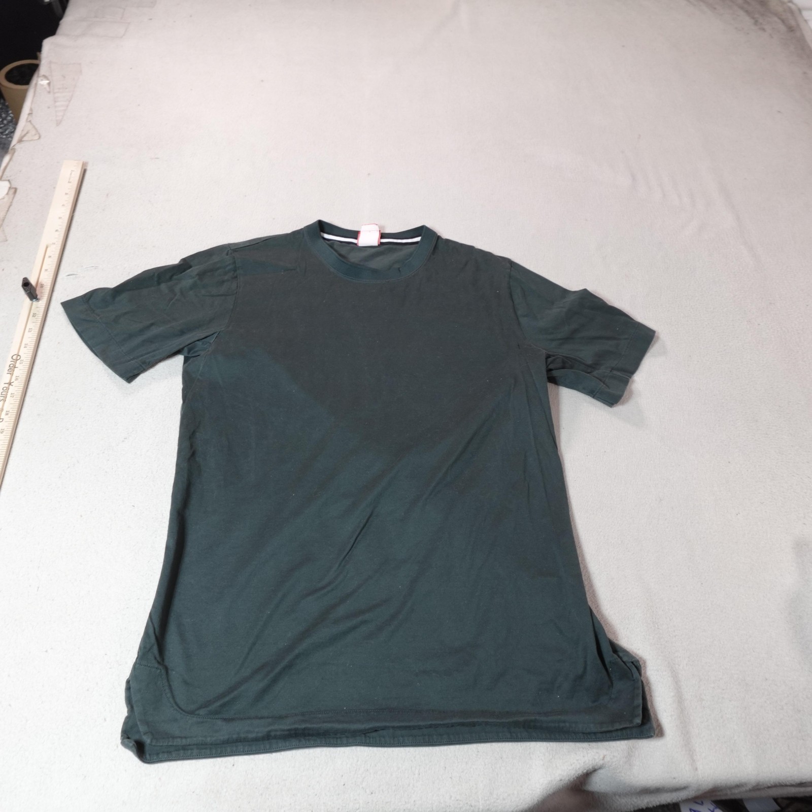 Nike Shirt Mens Large Green Crewneck Short Sleeve Casual Tee Workout Gym Run Jog gallery