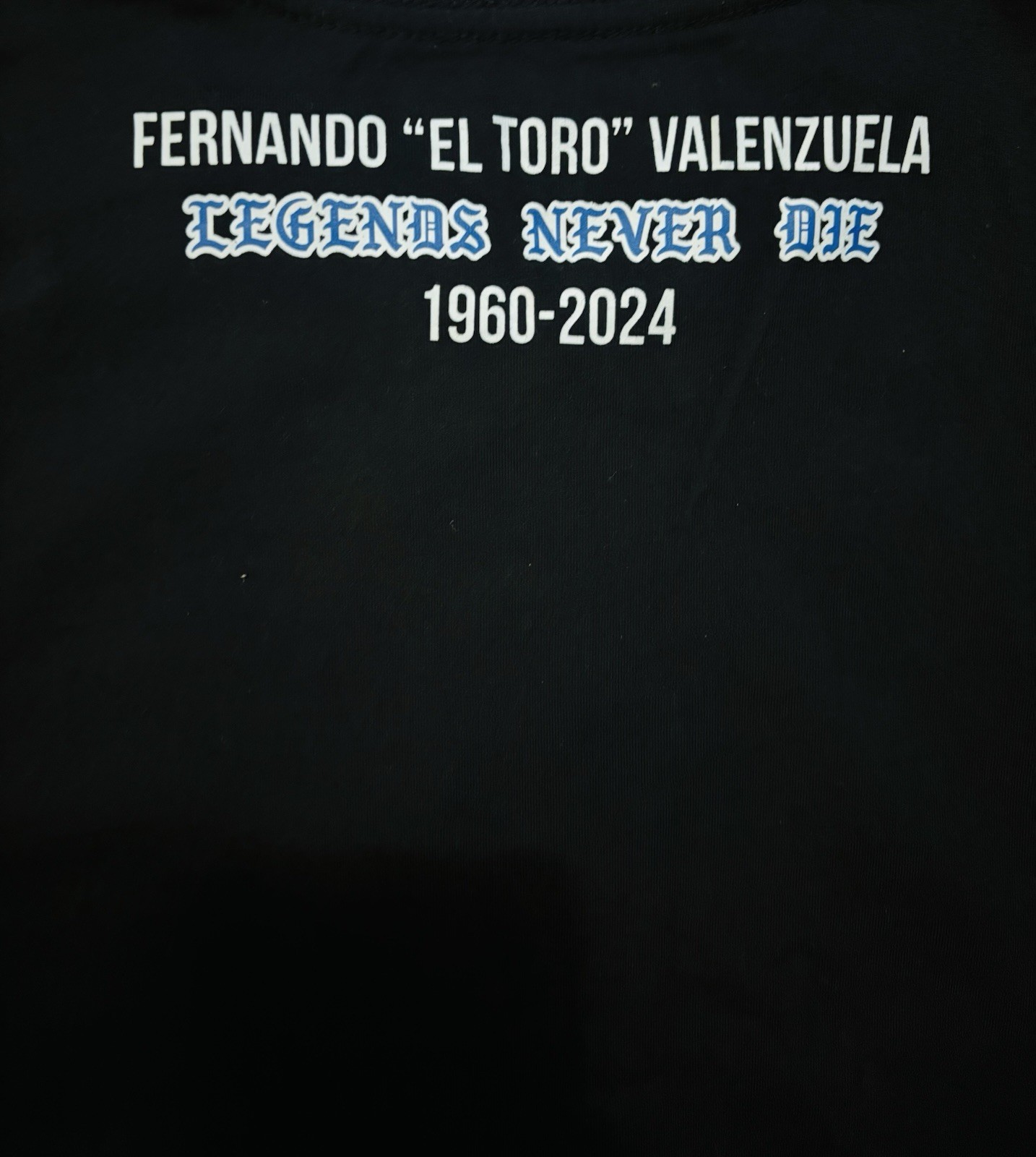 L A Dodgers Fernando Venezuela 34 El Toro Tee Sz XL gallery