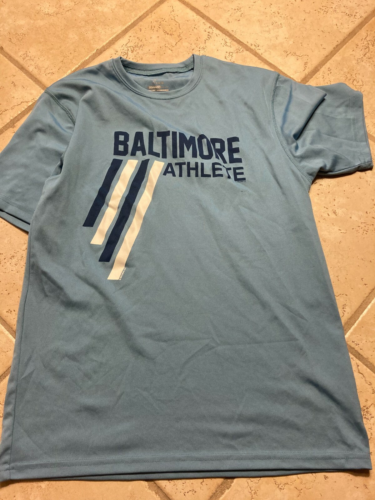 Nike Men's Athletic Wear Short Sleeve Gym Shirt, Size S Baltimore Athlete gallery