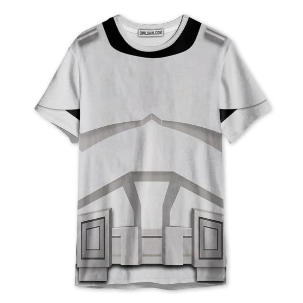 SW Stormtrooper Cosplay Unisex 3D T shirt