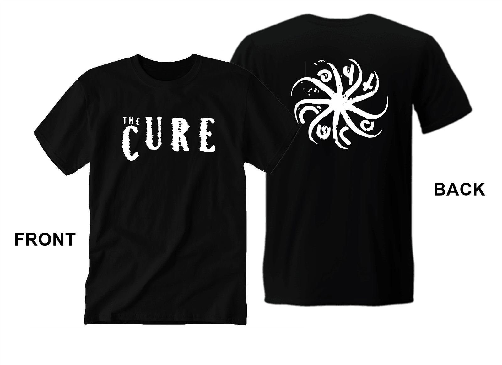 Thɘ Curɘ 80's Classic Rock T-Shirt Unisex Double-Sided Print for Kids & Adults gallery