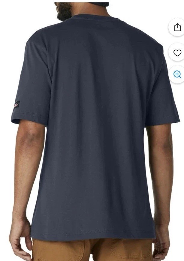2 Genuine Dickies Mens and Big Mens Performance Pocket 2 T-Shirts 3XL gallery