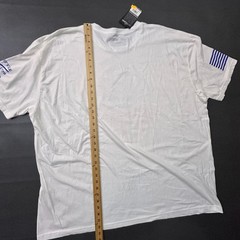 Grunt Style T Shirt Mens 4XL White American Spartan Military Patriotic Army NWT