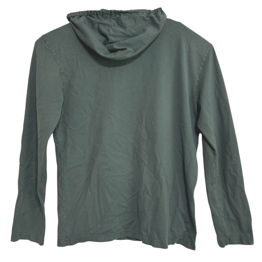Lacoste Hoodie Mens Army Green Long Sleeve Kangaroo Pocket Retro Sporty 4/M gallery