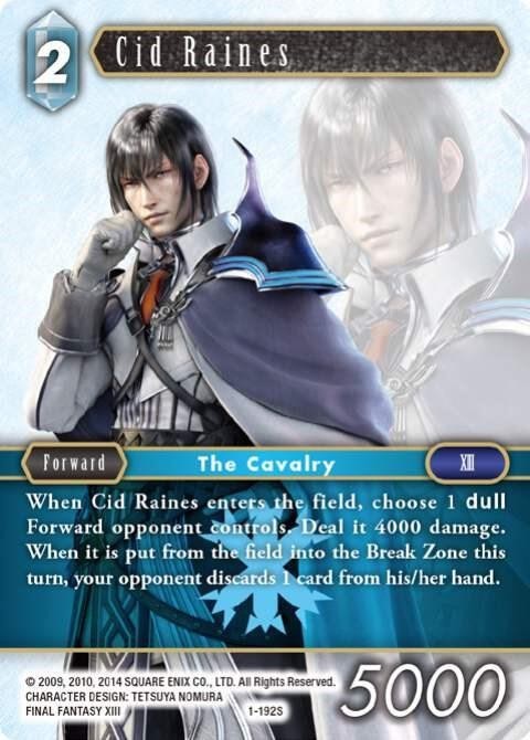 Cid Raines Foil – 1-192S – NM – Final Fantasy