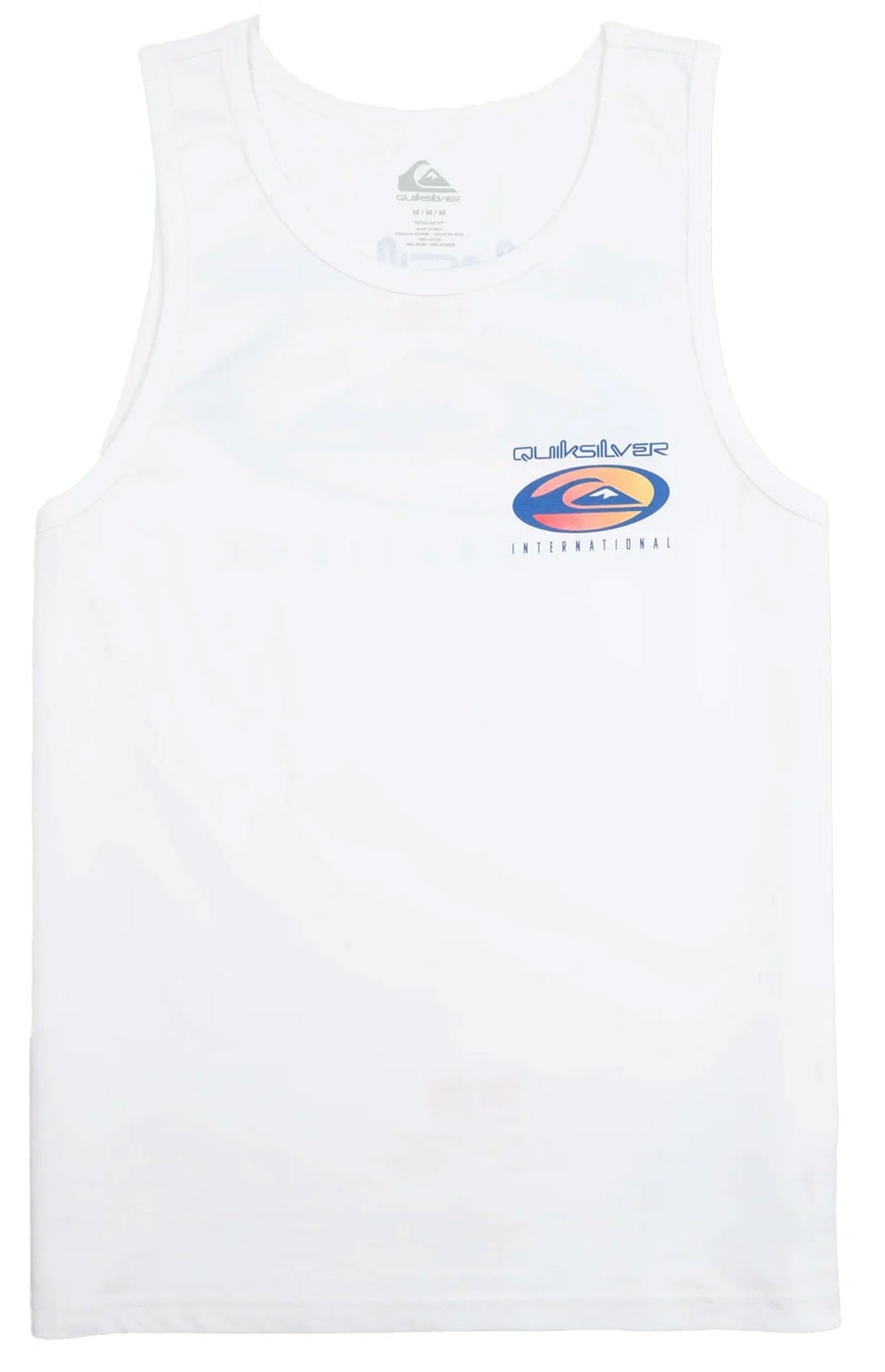 Quiksilver Men's QS International Tank Top - Regular Fit, White - New gallery