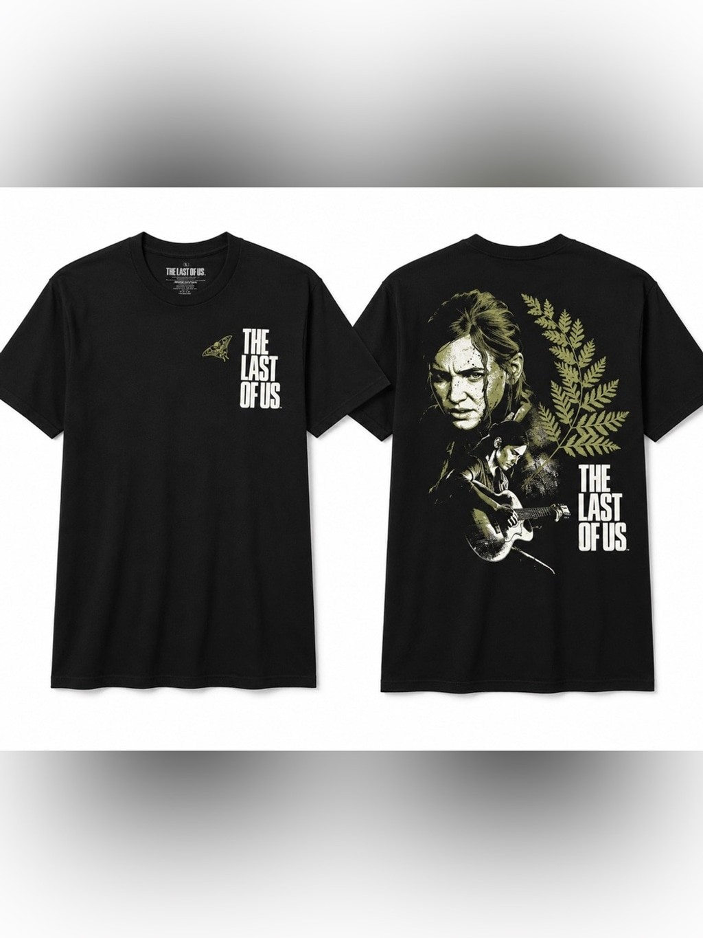 The Last of Us Part II Ellie Graphic T Shirt Black Large Video Game Tee gallery